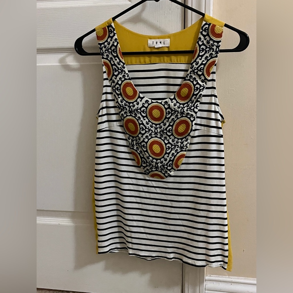 THML Arielle Embroidered Tank Top